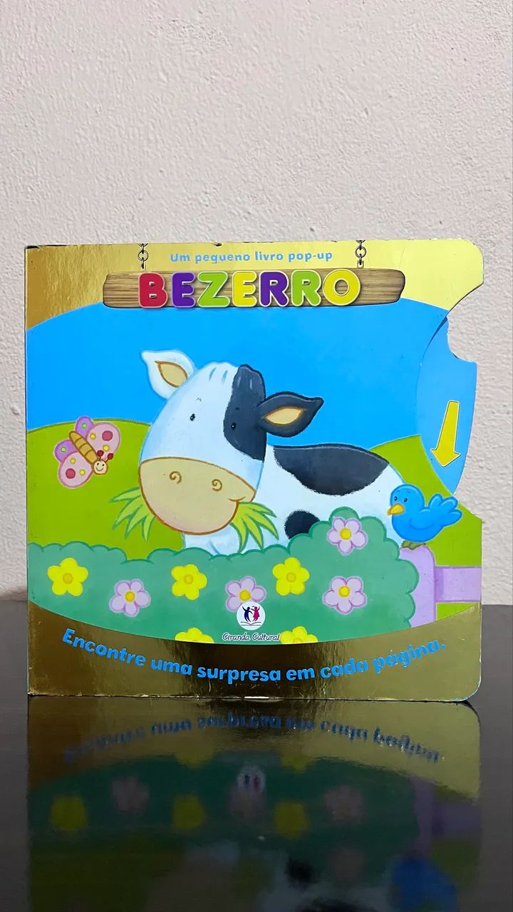 Livro pop-up infantil - Bezerro 