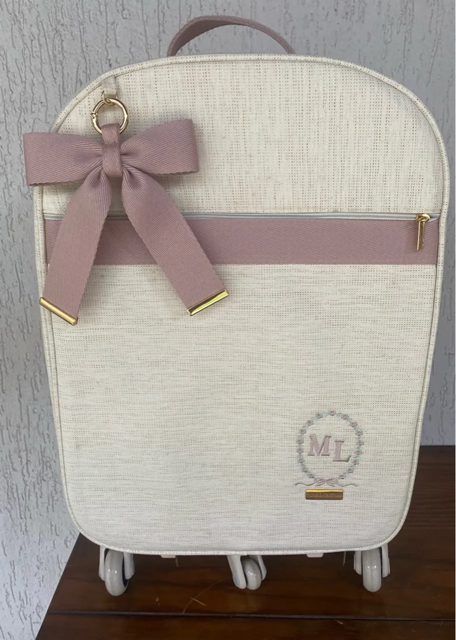Maleta de Rodinhas Personalizada - Maternidade