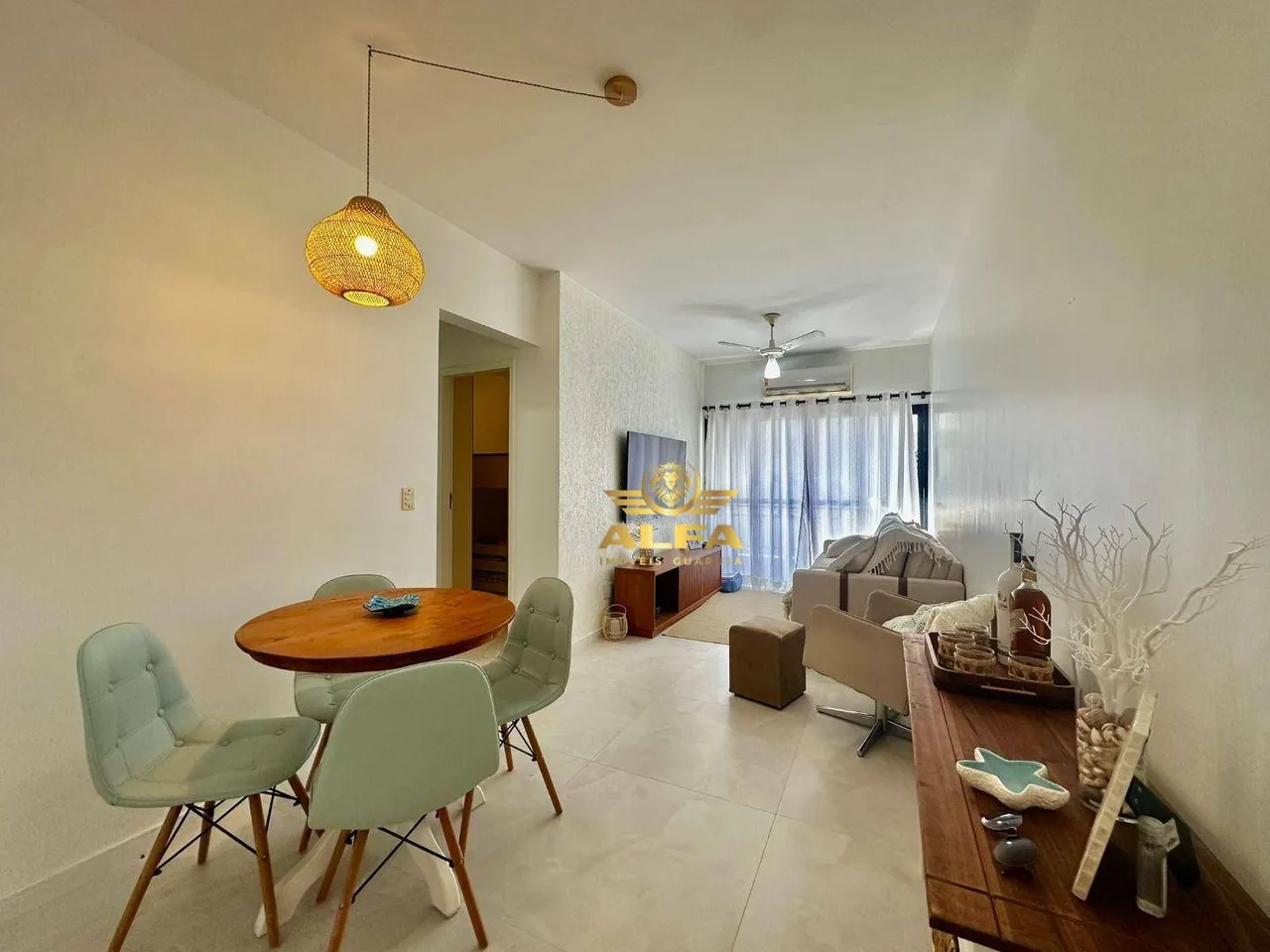 Apartamento à venda na praia do Tombo | Alfa imóveis Guarujá.