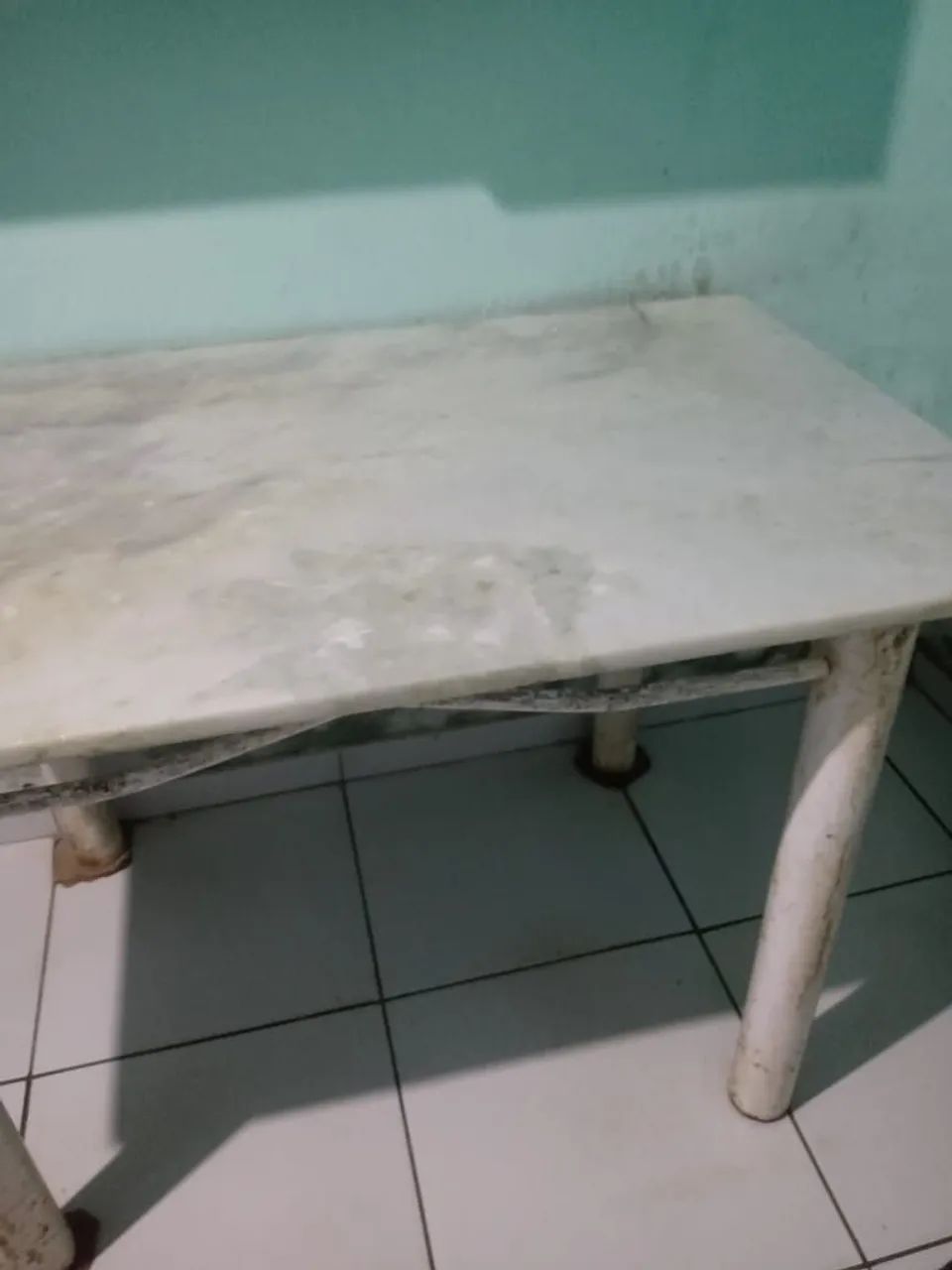 Mesa de mármore branca - Foto 2