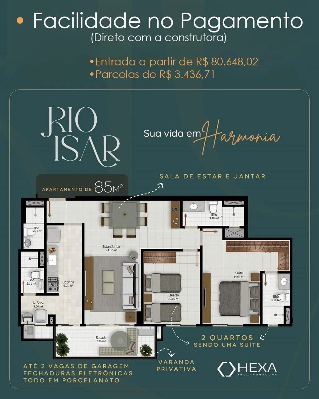 Rio Isar - PARA INVESTIDOR com 85 metros atras do Grão- Para - Foto 2