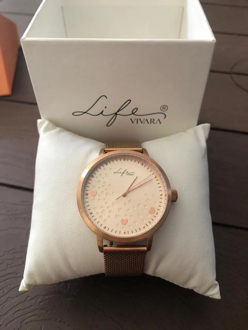 Relógio life Vivara Rosé