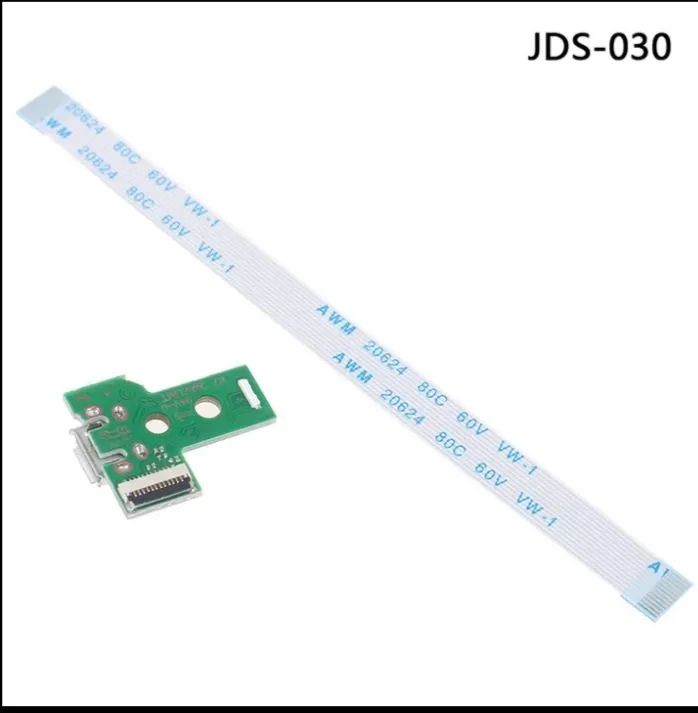Placa micro USB +cabo flexível para controles Ps4 - Foto 6