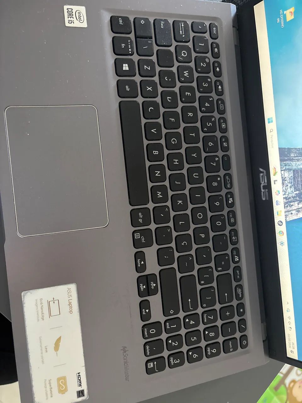 Notebook ASUS Vivobook X515J Intel Core i5 (8GB RAM / SSD 256GB) - ótimo Estado - Foto 2