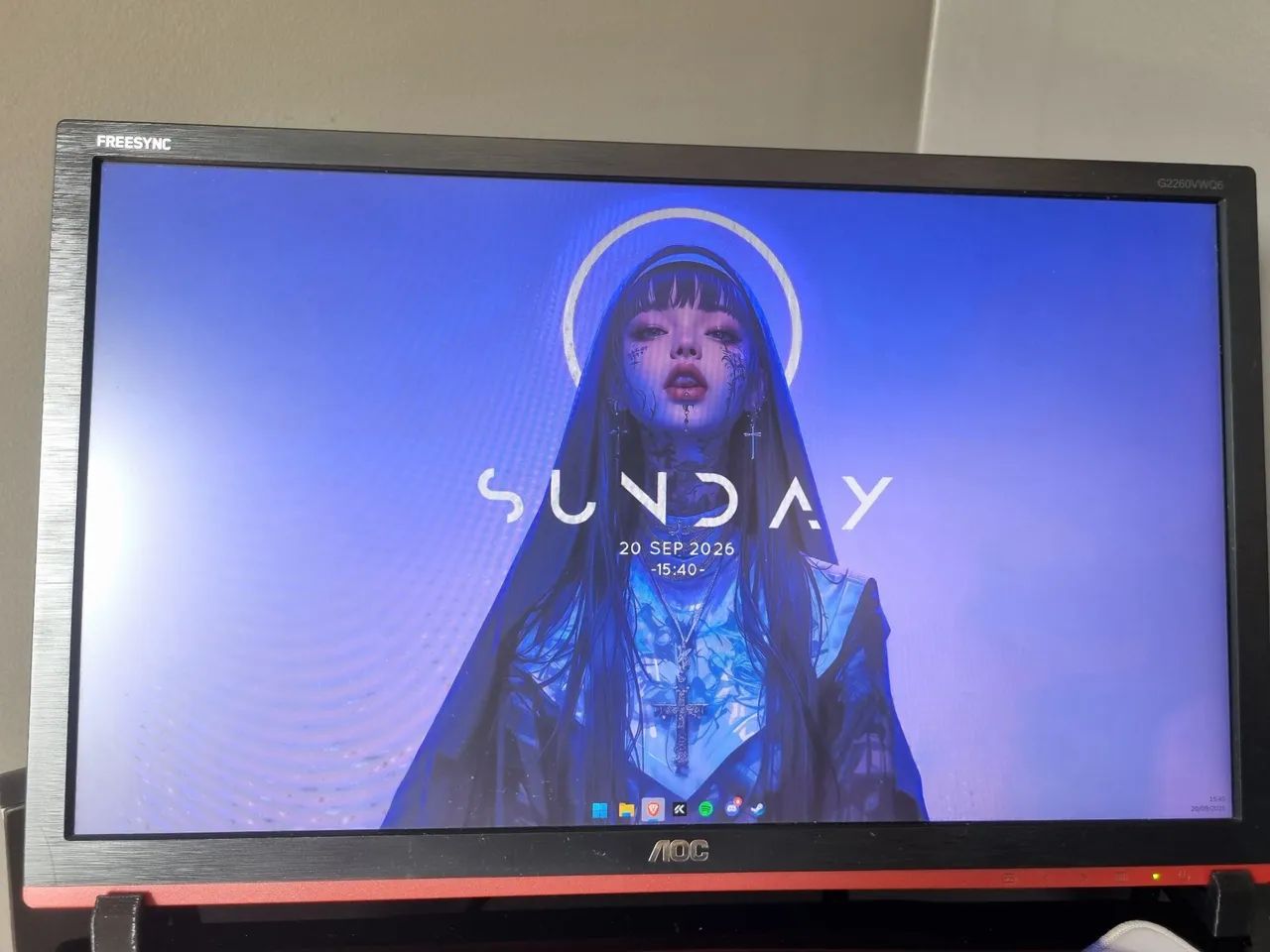 Monitor AOC 21'5 75hz
