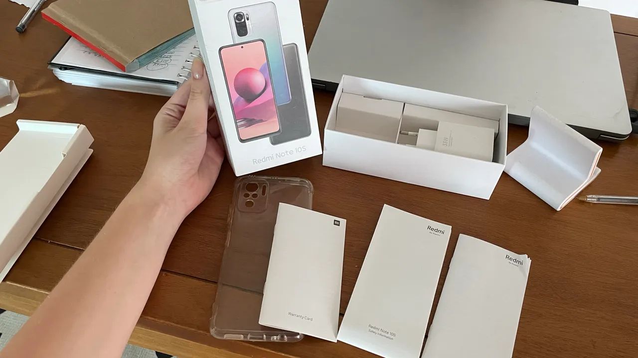 Celular Redmi Note 10S Azul - Foto 2