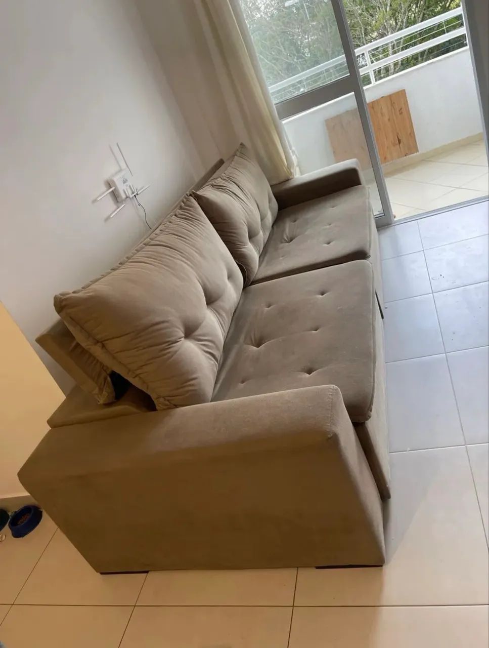 Sofá Retrátil reclinável 4 lugares 2,90m