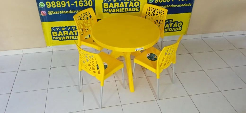 conjunto de mesa nature