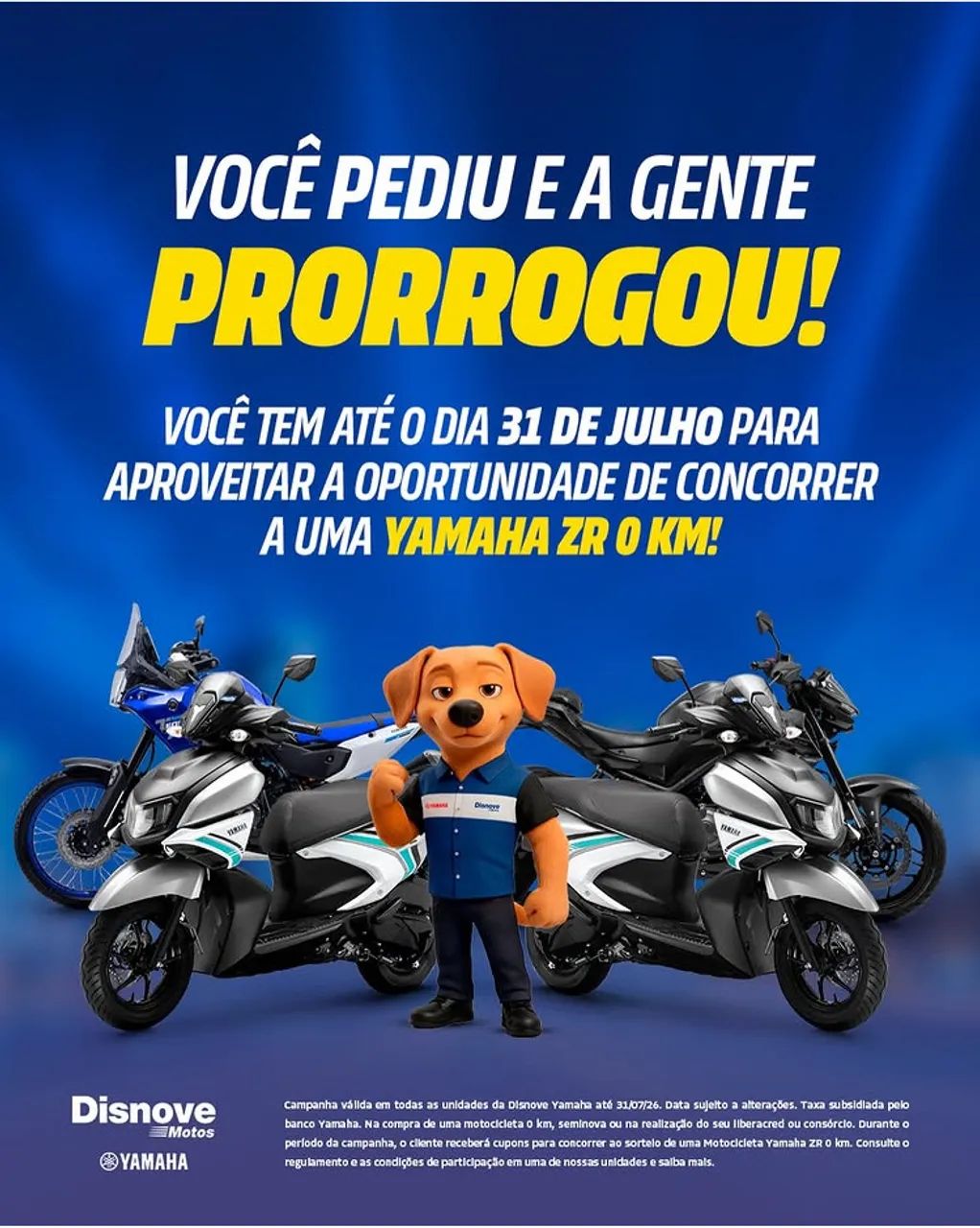 Moto Zero km 