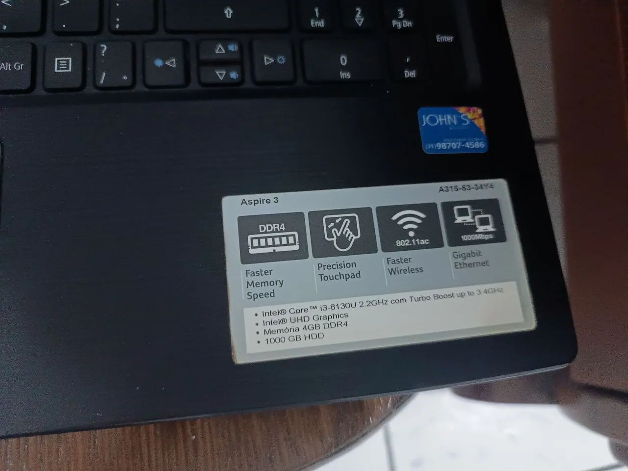Notebook Acer Core i3 sem Hd  - Foto 2