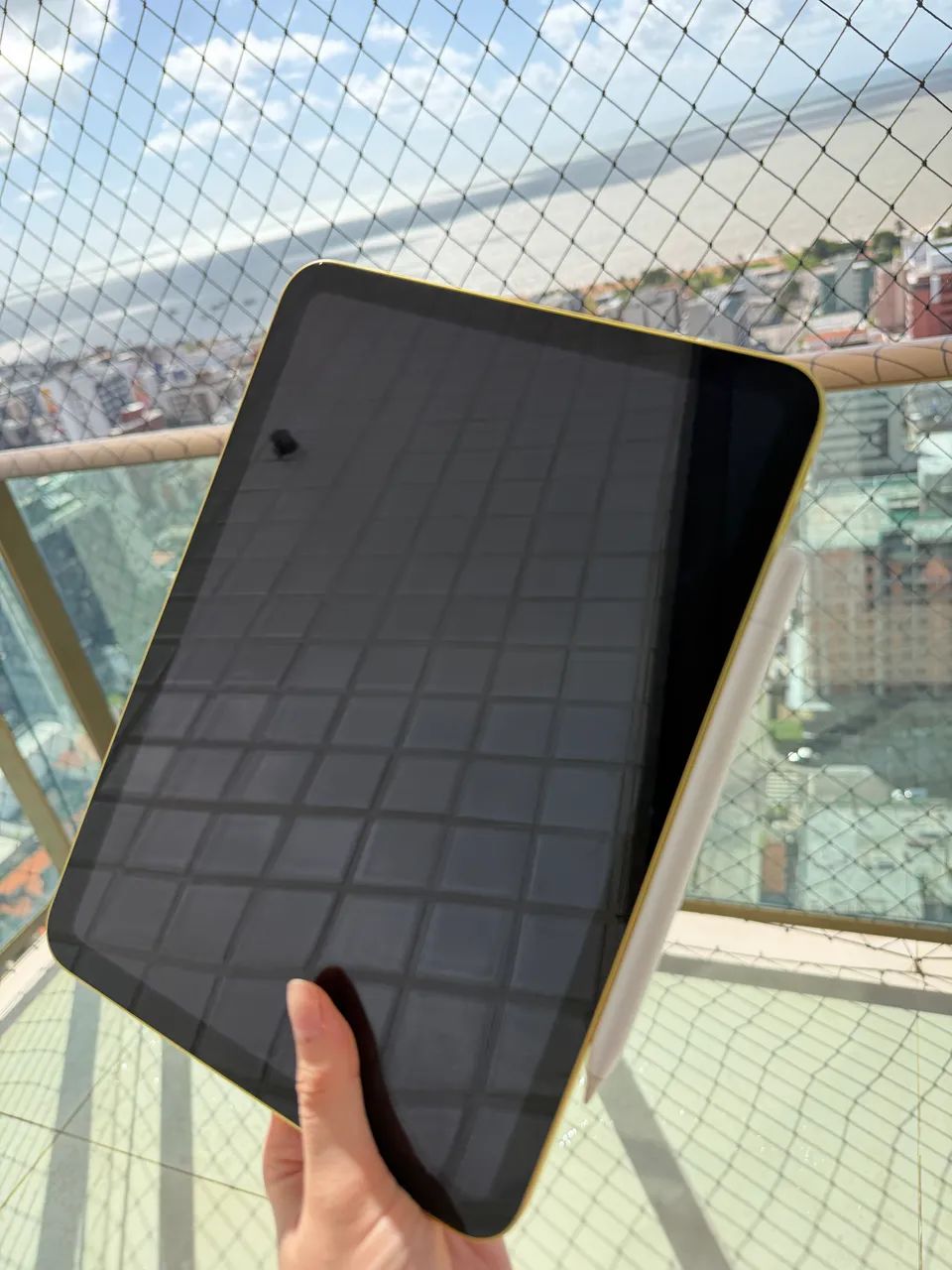 iPad 10 Geração Amarelo 64GB + Apple Pencil USB-C Original