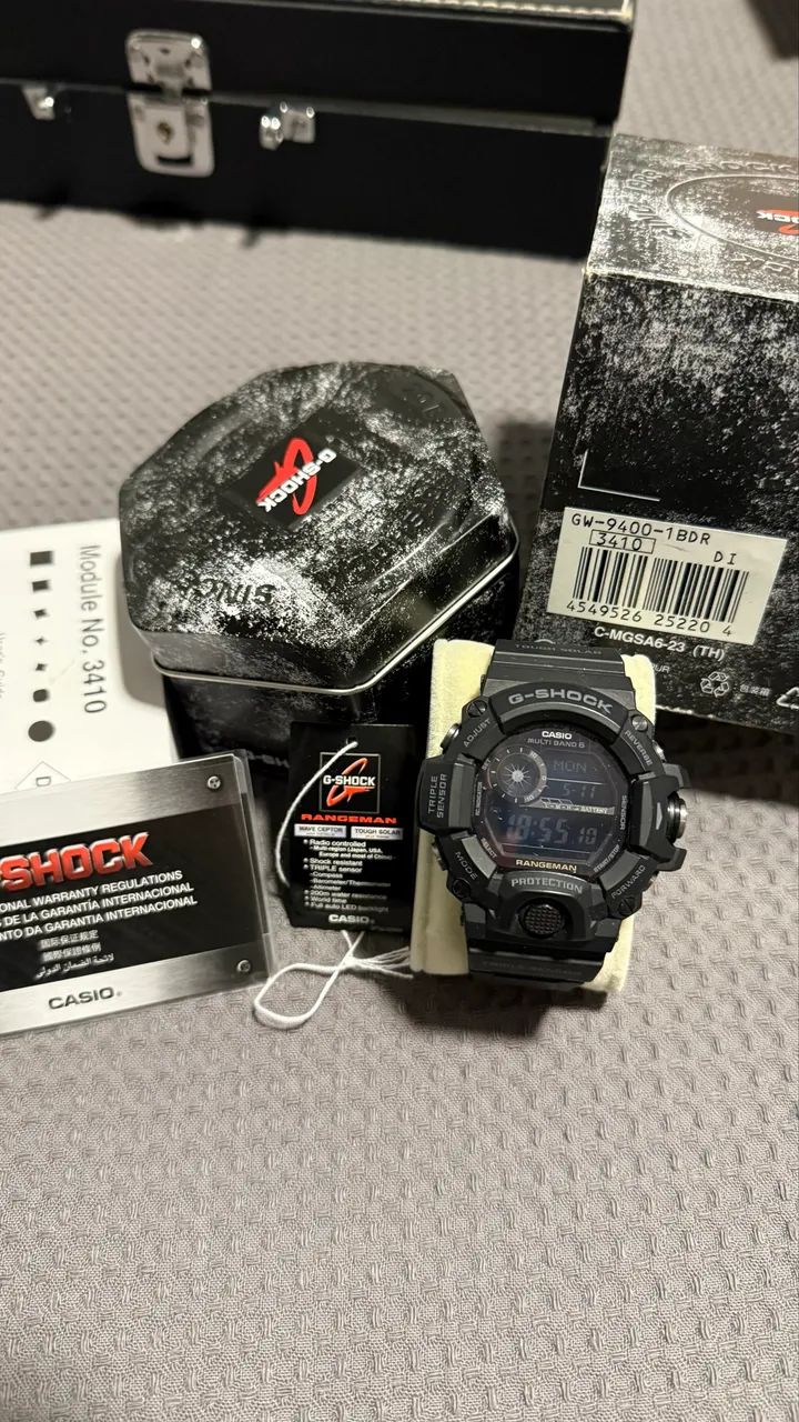 G Shock GW 9400 B - All Black