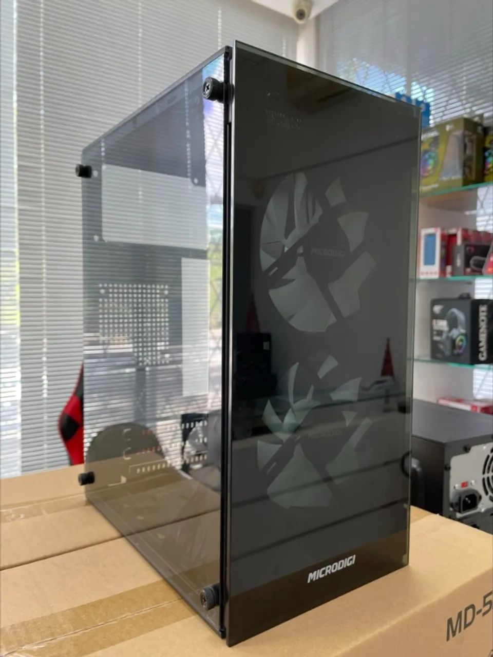  ?Gabinete Gamer Microdigi MD 530- Vidro duplo temperado? - Foto 2