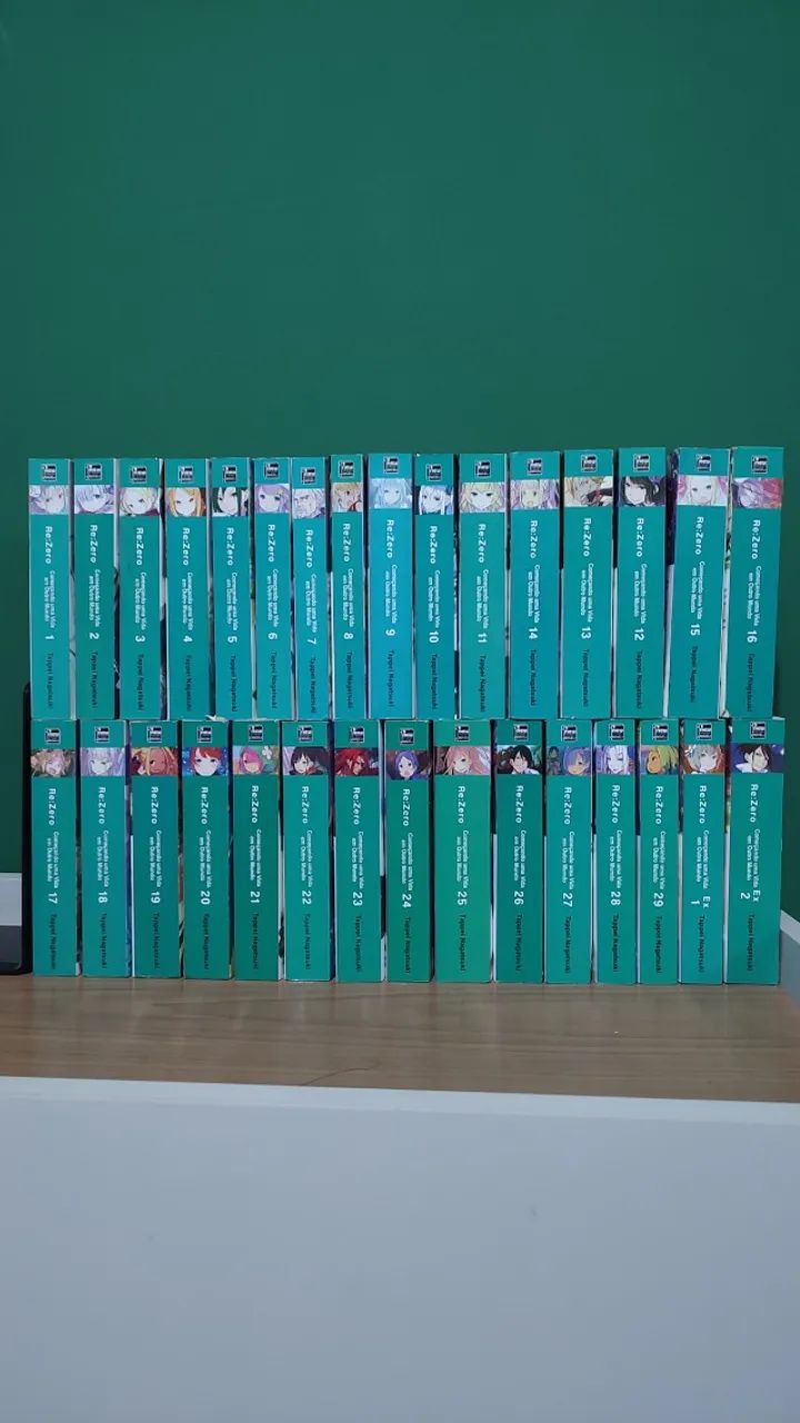 RE ZERO NOVELS Volumes 1 ao 29 + Ex 1 e 2! - Foto 2