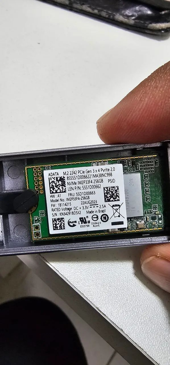 Ssd nmve m.2 256gb 