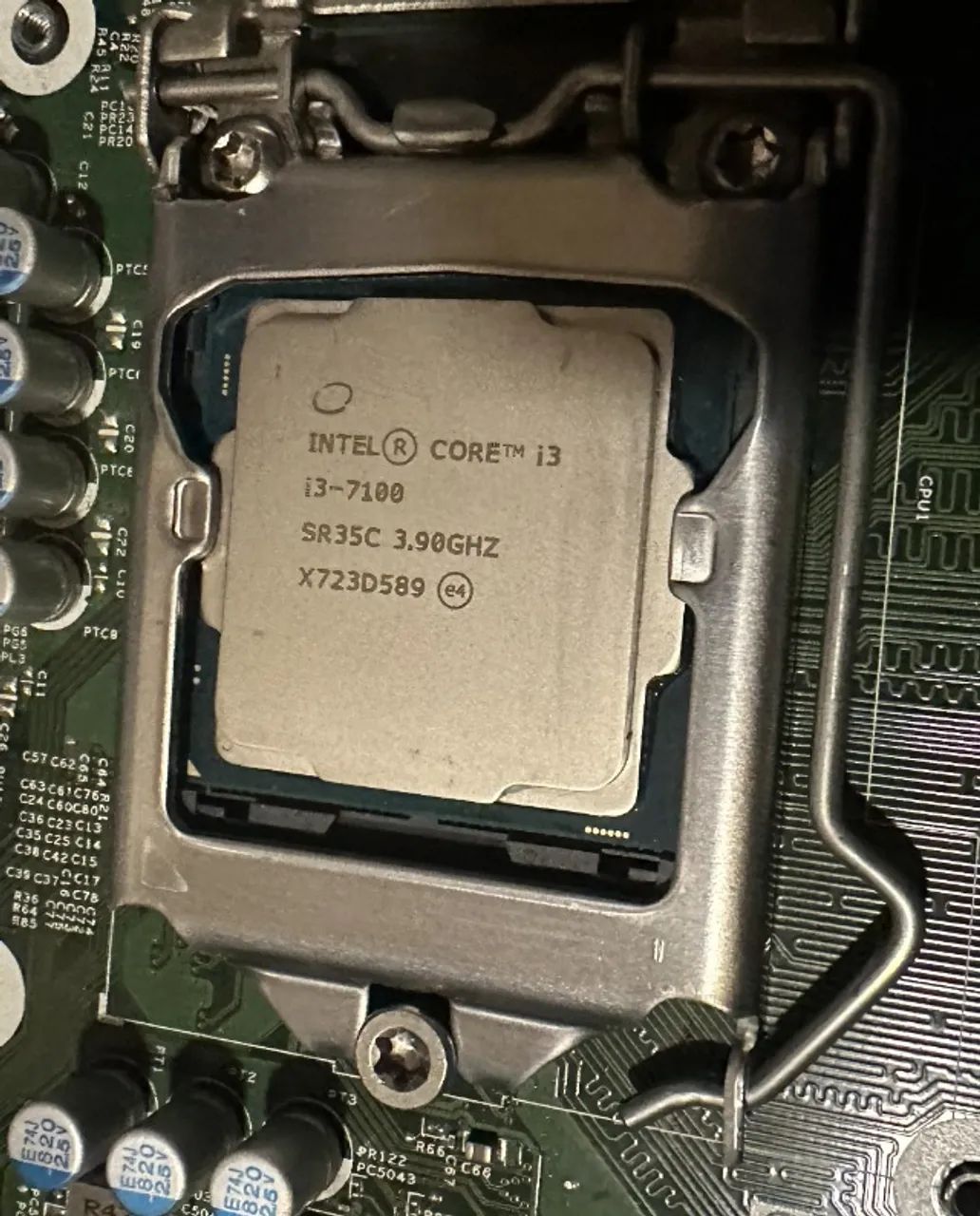 Processador Intel i3 - 7100 com cooler original -Troco - Foto 2