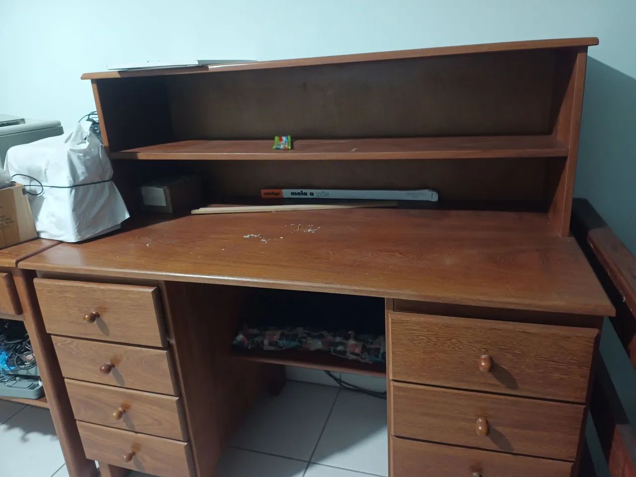 Vendo escrivania madeira - Foto 2
