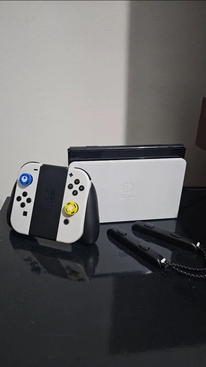 Nintendo Switch OLED Branco Completo - Foto 4