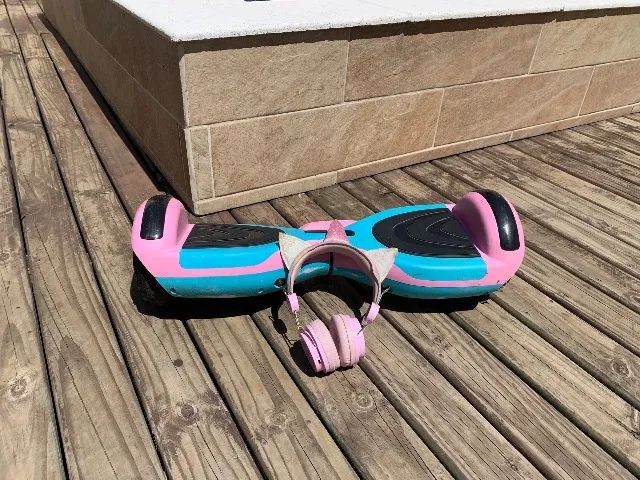 Hoverboard com led e Bluetooth + fone de ouvido