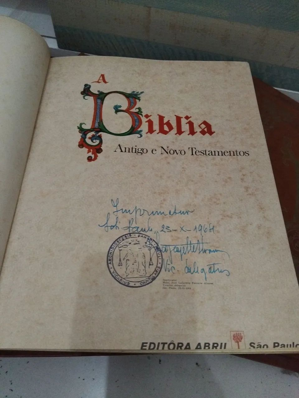 Coleção Bíblia sagrada 1964 abril cultural - Foto 2
