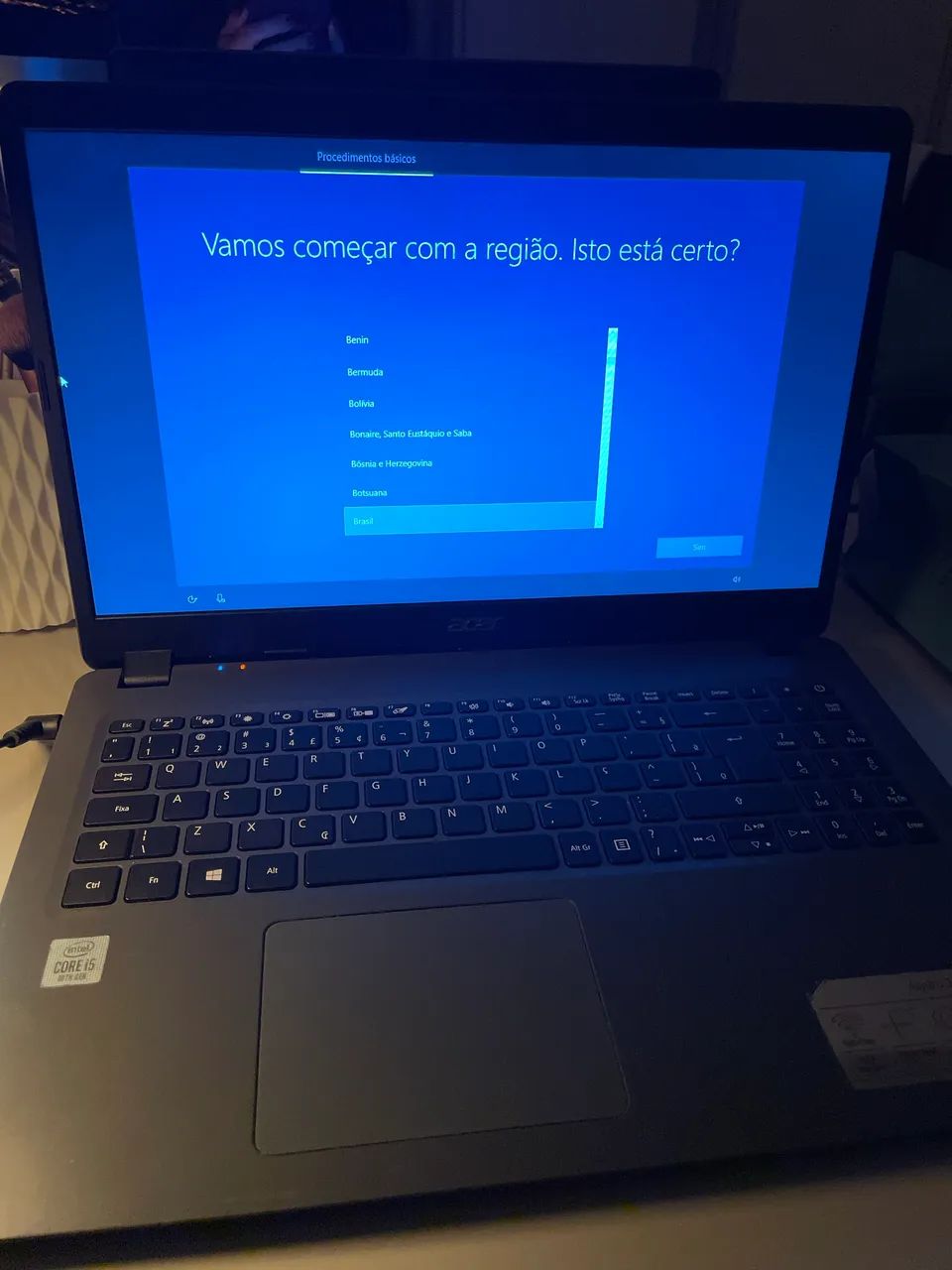 Notebook Acer Aspire 3 Core i5 8GB - Funcionando - Leia o anúncio - Foto 2