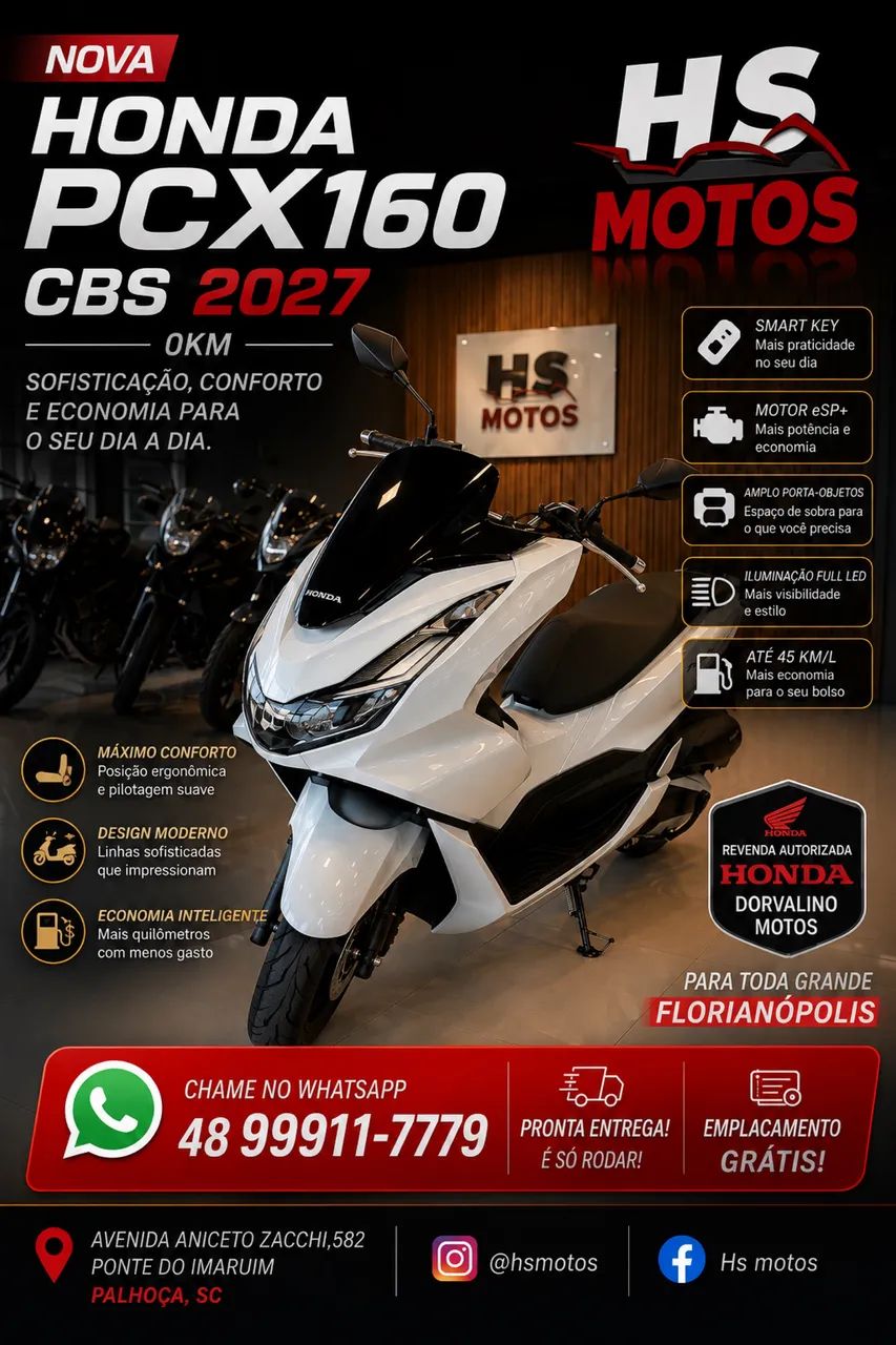 Honda PCX160 2027 0km - Foto 4
