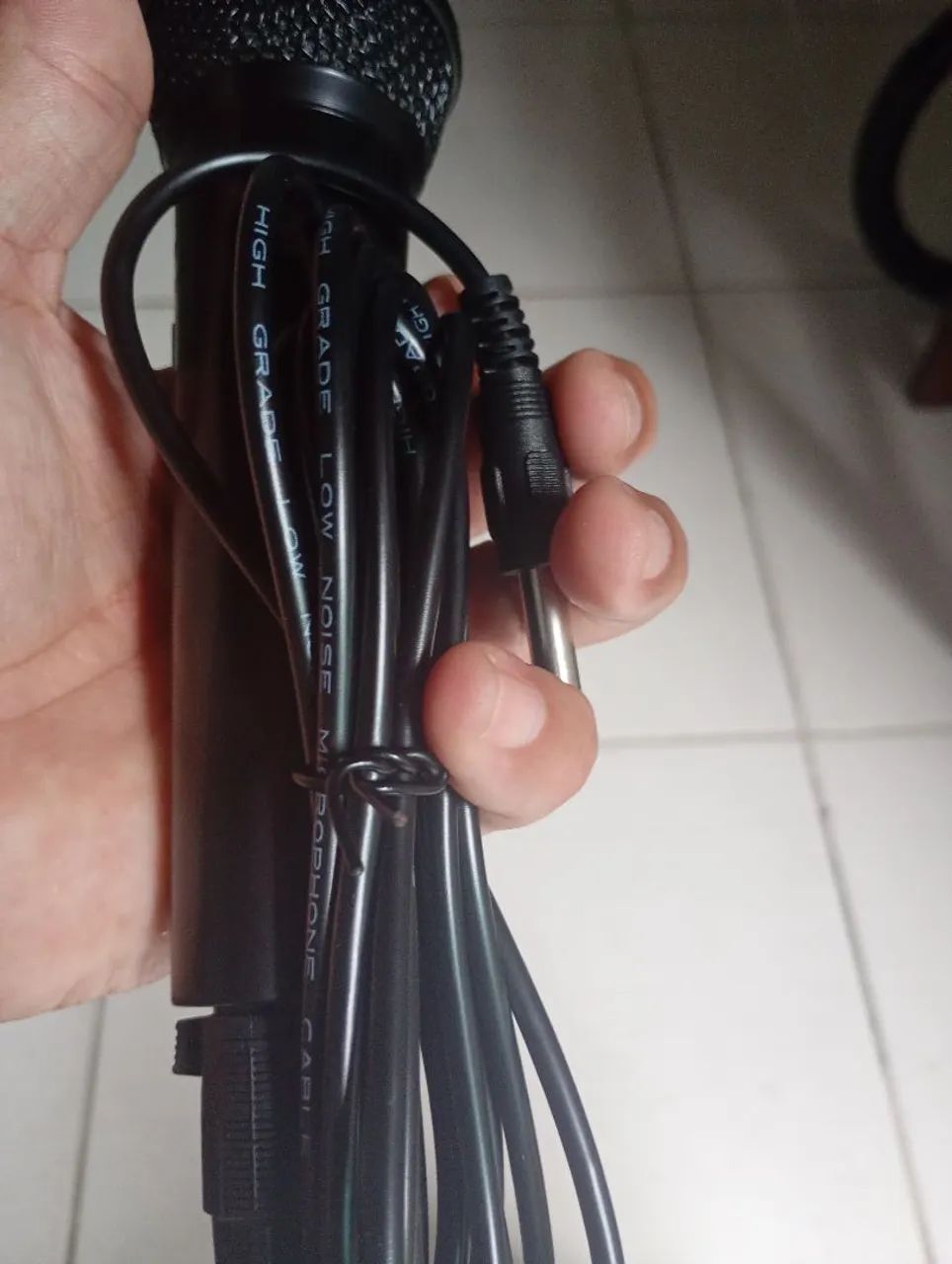 Microfone com fio P10 - Foto 2