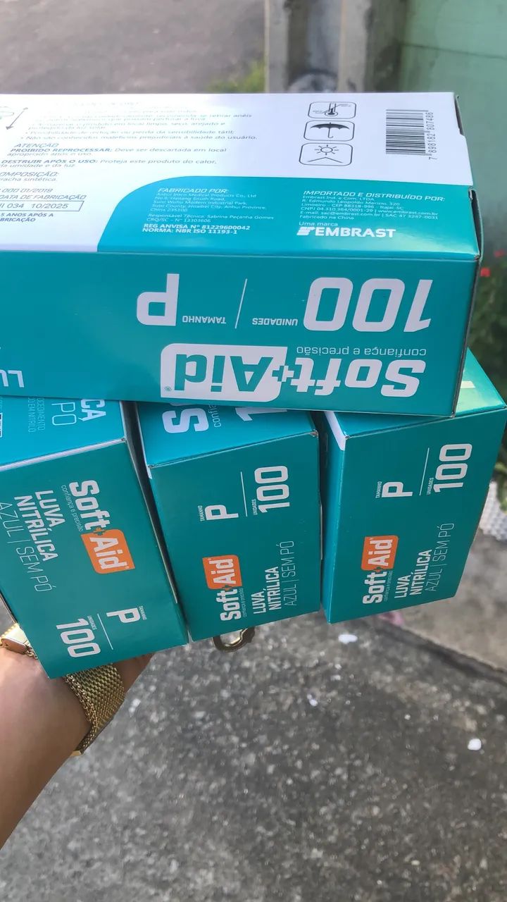 Luvas de nitrilo