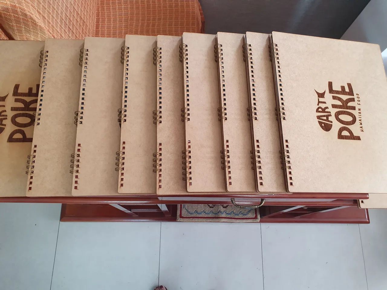 Capa dura de Cardápio de restaurante  - Foto 3