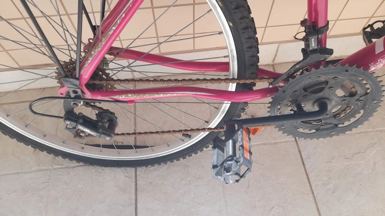 Bicicleta mormai rosa - Foto 2