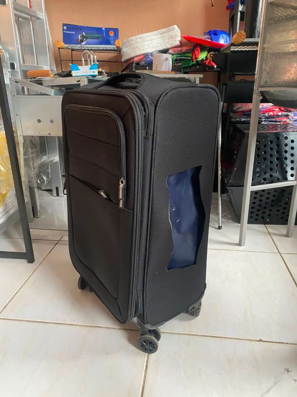 Mala despachar 23kg preta da Baggagio - Foto 4