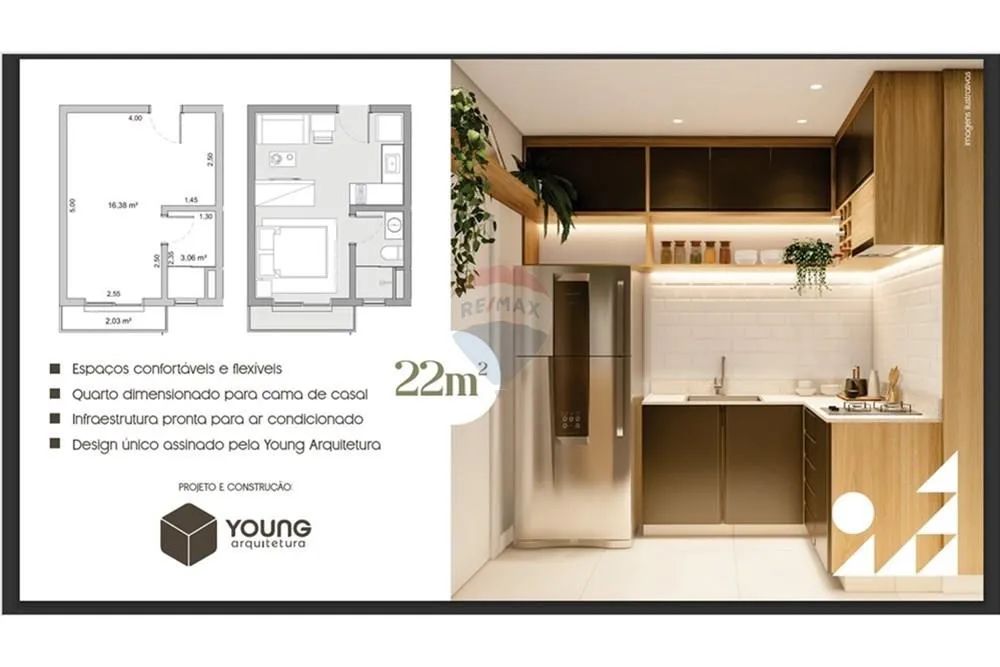 Apartamento Quarto e sala com varanda. - Foto 3