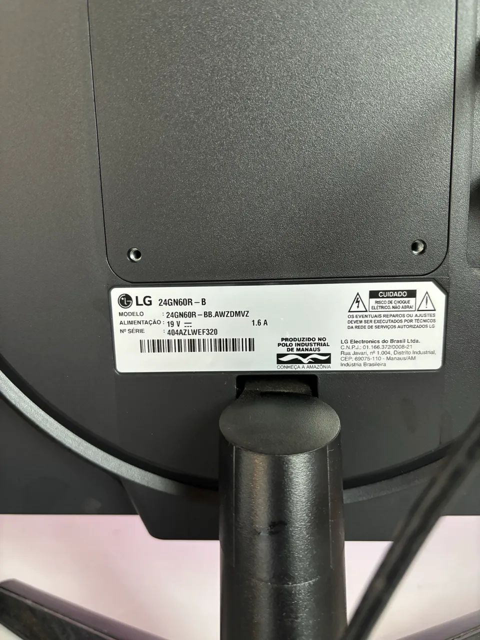 Tela LG Ultragear 144hz 24? IPS - Foto 5