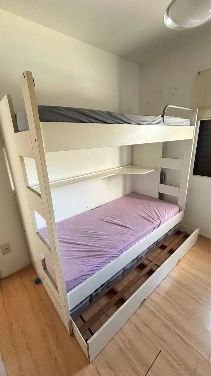 Beliche com cama auxiliar