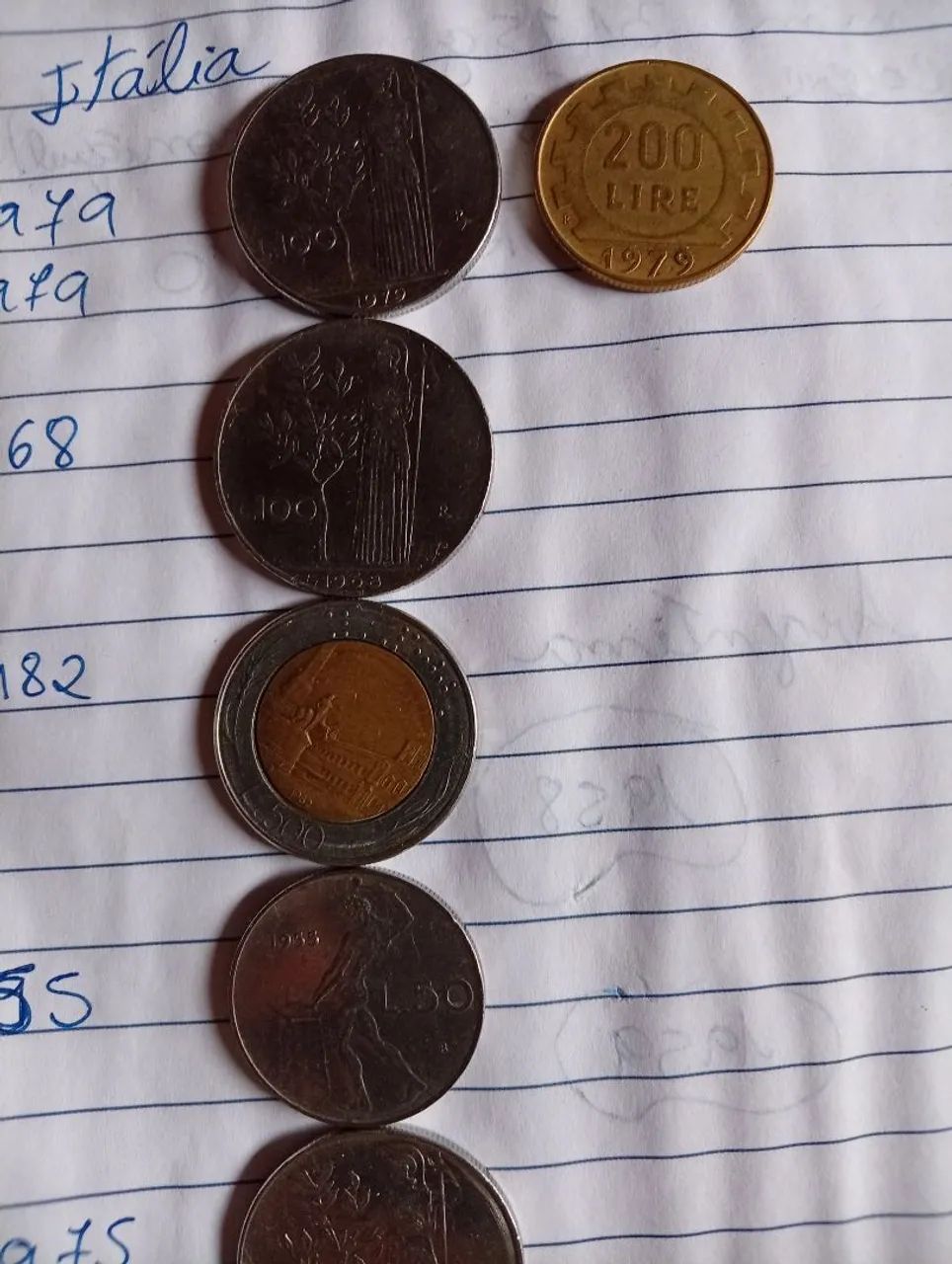 7 Moedas Italianas - Foto 2