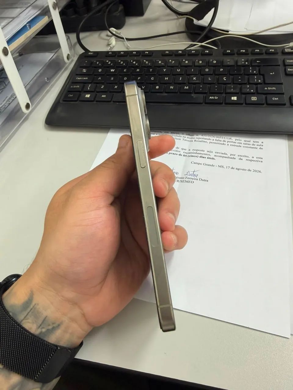 Iphone 15 pro max 256gb natural - Foto 2