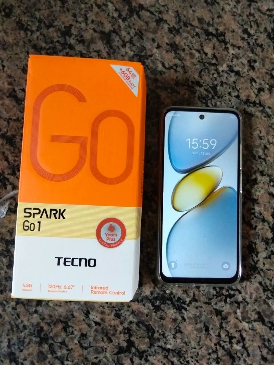 Celular Tecno Spark Go 1s 64GB/3GB+3GB - Foto 4