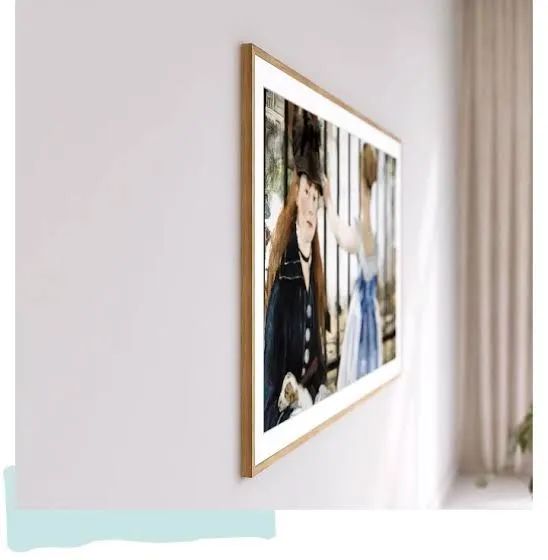 Samsung TV que vira quadro 55 polegadas QLED 4K com IA e Moldura - Foto 4