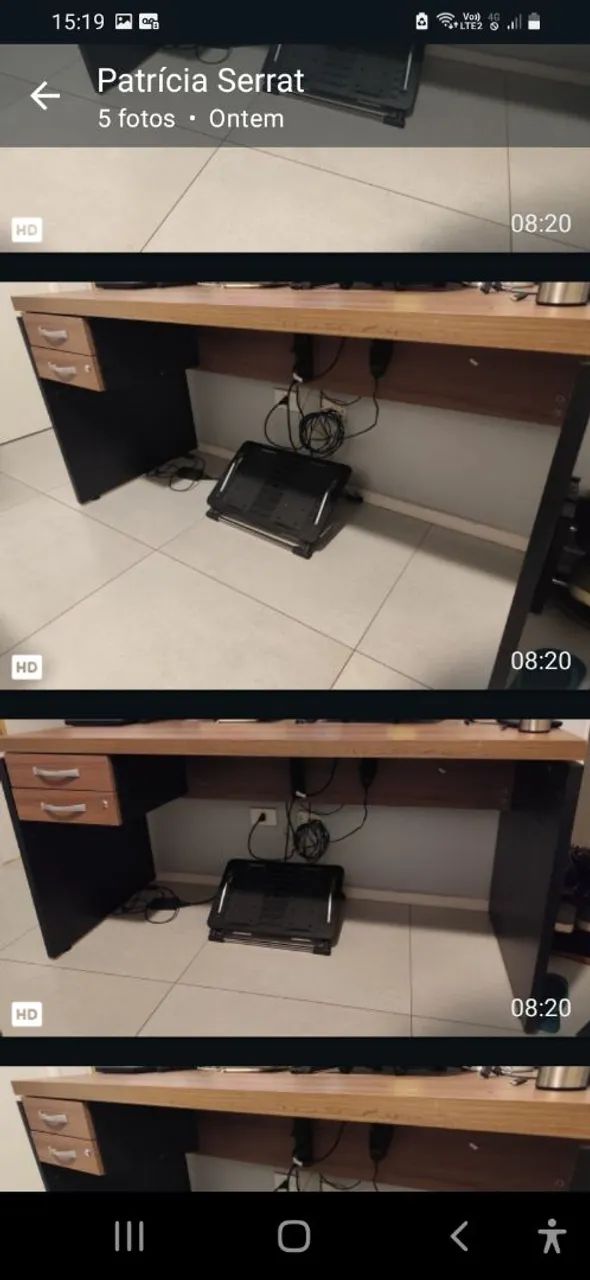 Escrivaninha ou mesa de escritório 