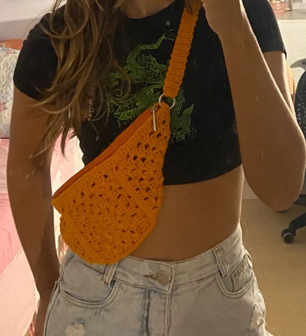 Pochete de crochê  - Foto 2