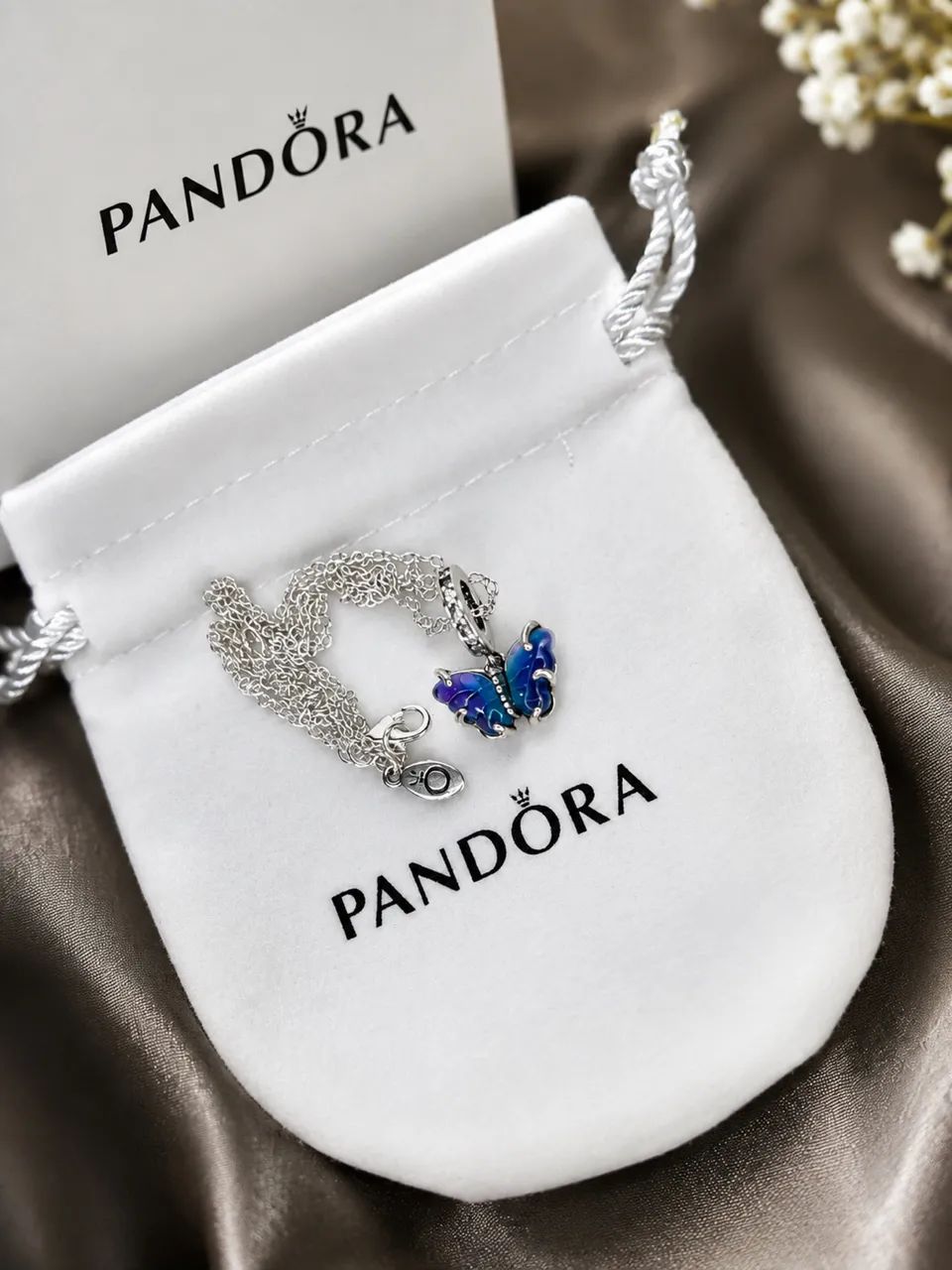 Colar Pandora novo prata 925 - Foto 2