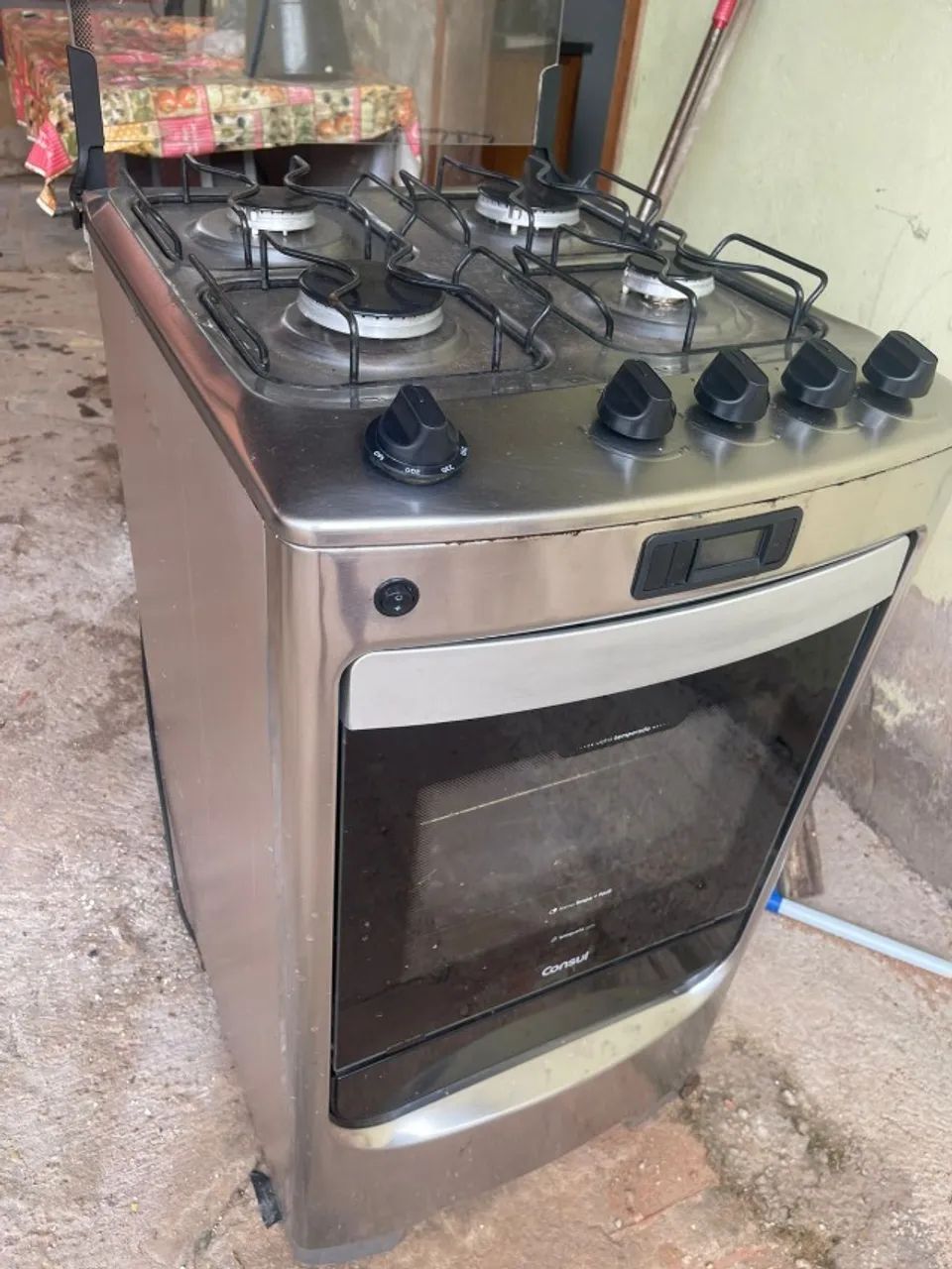 Fogão 4 bocas Elétrico com Timer 