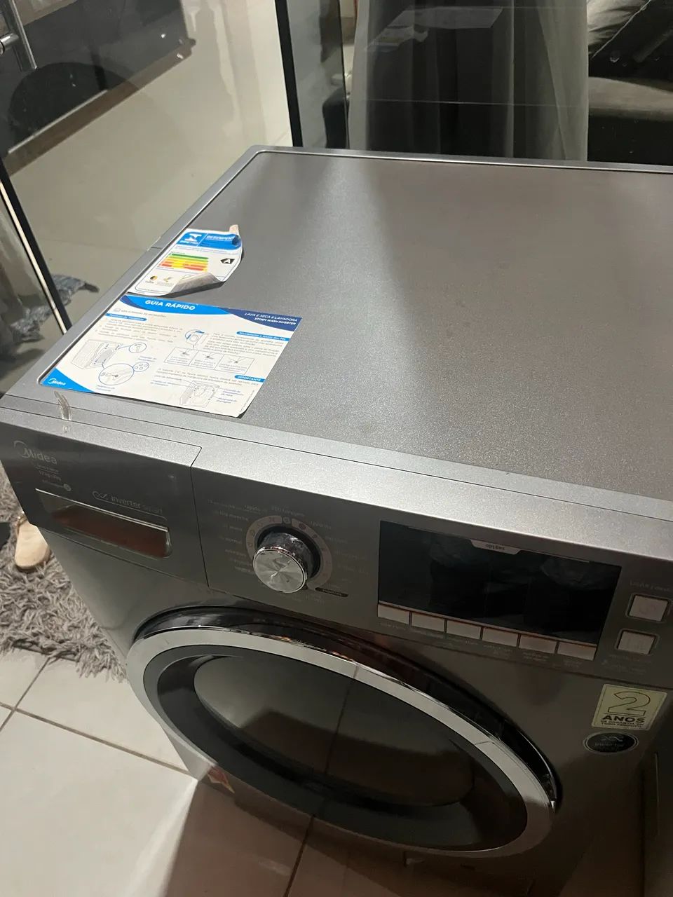 Vendo lava e seca Mideia bem nova - Foto 5