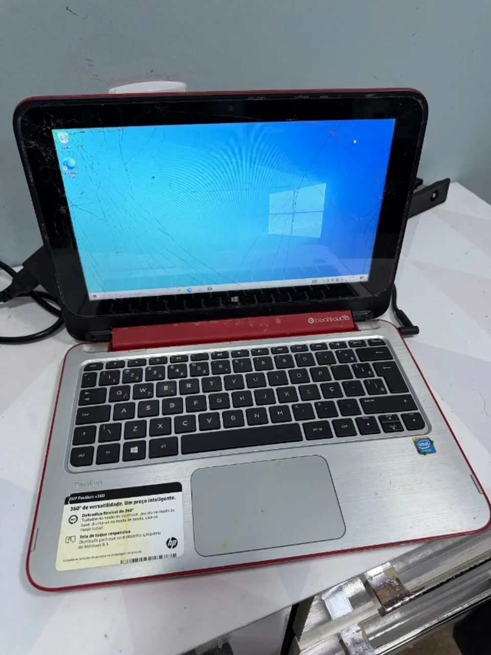 Notebook HP Pavilion x360 Intel Celeron 4GB RAM HD 160GB  - Foto 2