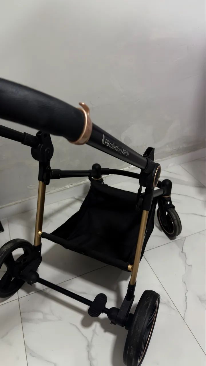 Carrinho de bebê Moisés, com bebê conforto e isofix - Foto 2