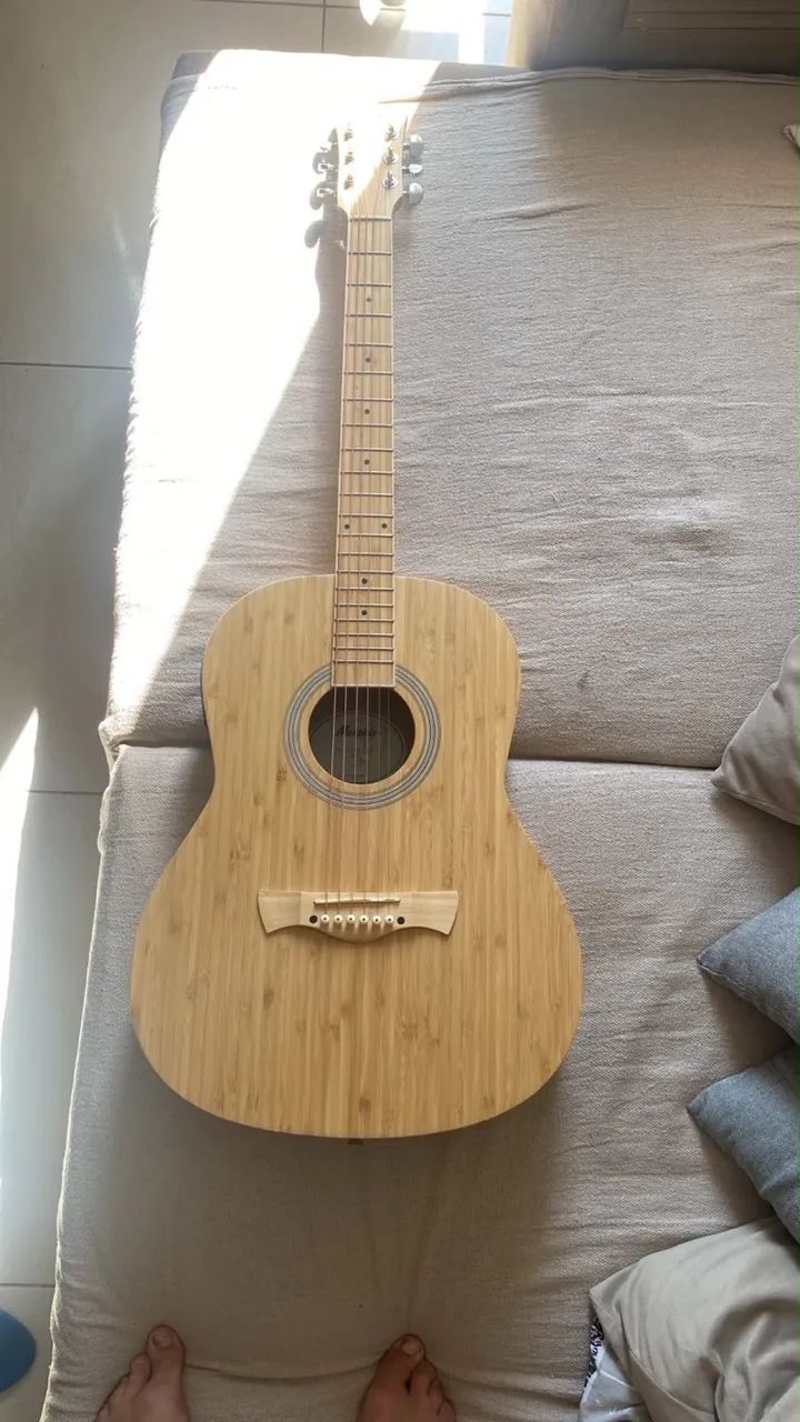 Vendo violão memphis bambu naturale  - Foto 3