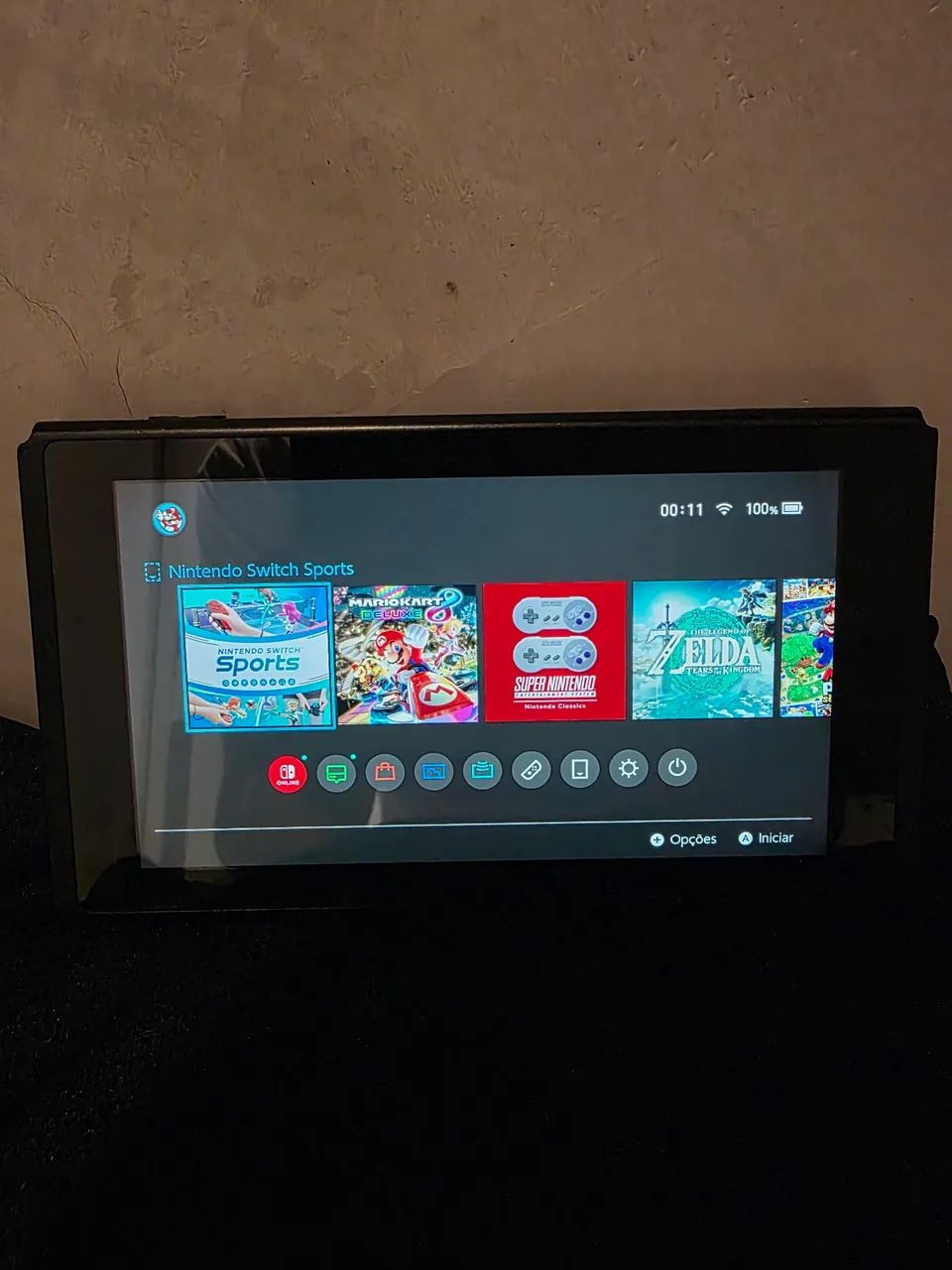 Nintendo Switch Original V2 (Cinza) | Completo c/ Dock e 2 Joy-Con - Foto 2