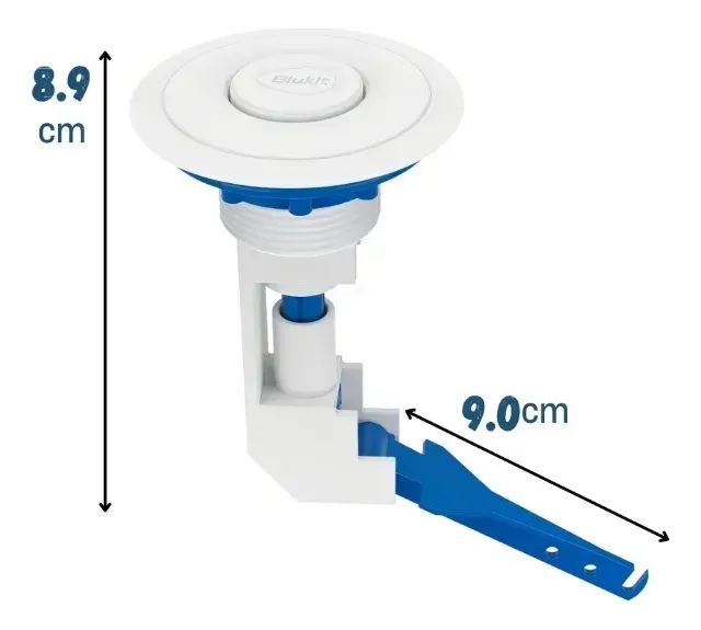 Botão caixa acoplada acionamento superior universal com corrente - Novo a pronta entrega - Foto 2