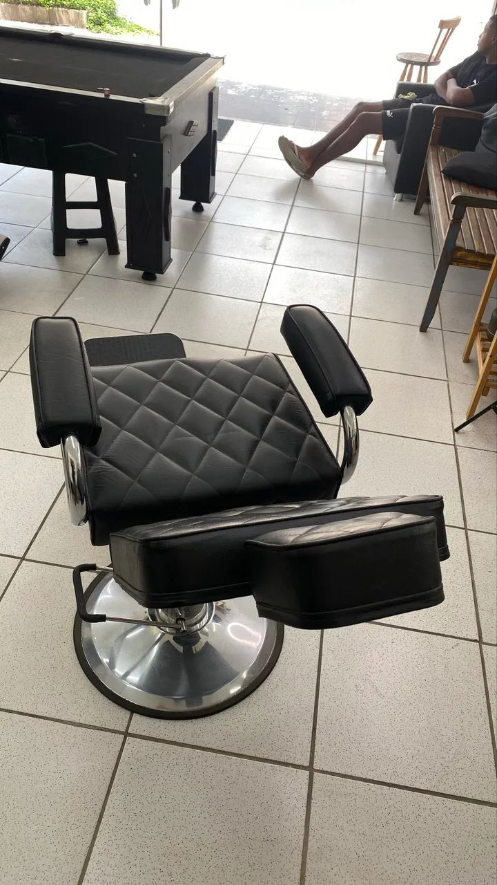 Cadeira de barbeiro hidráulica  - Foto 2