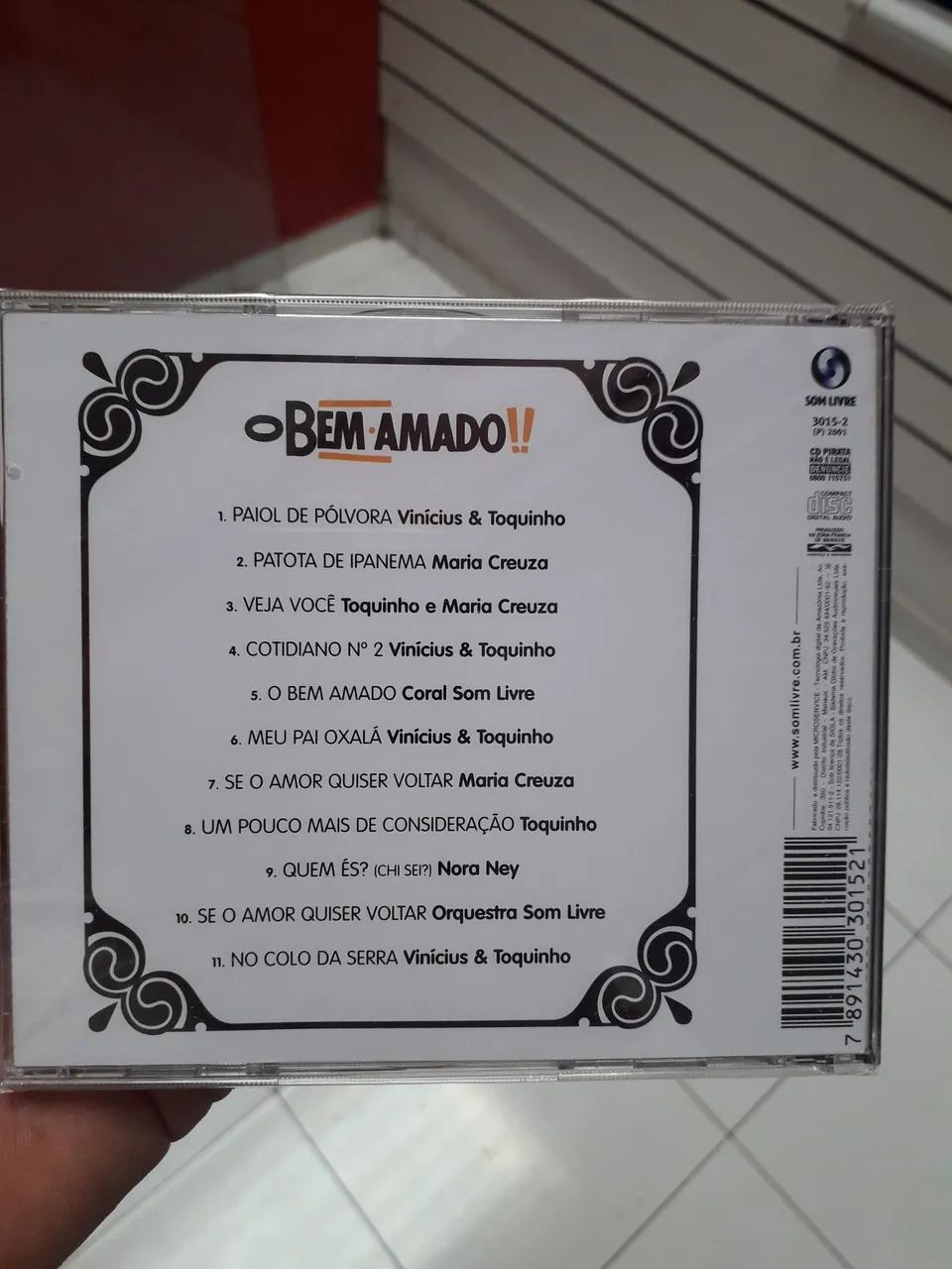 CD NOVELA O BEM AMADO ORIGINAL SOM LIVRE LACRADO - Foto 3